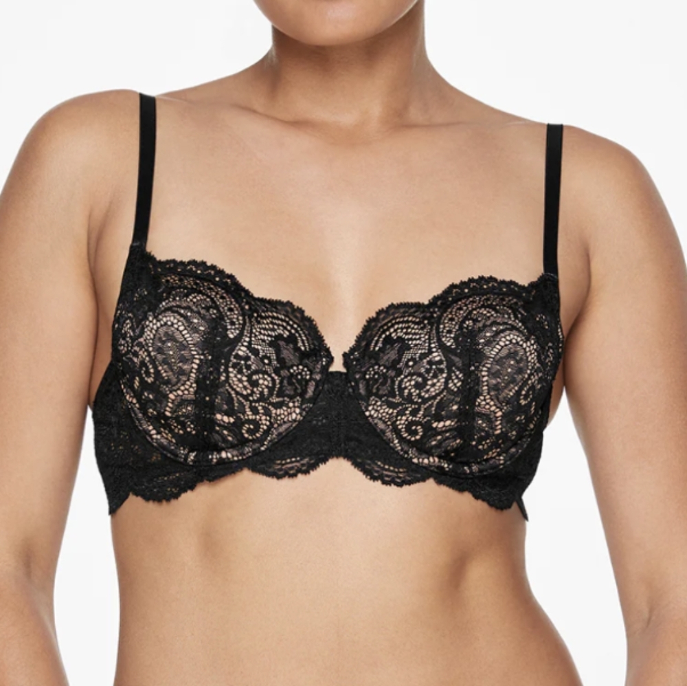 Third Love Balconette Lace Bra 36D